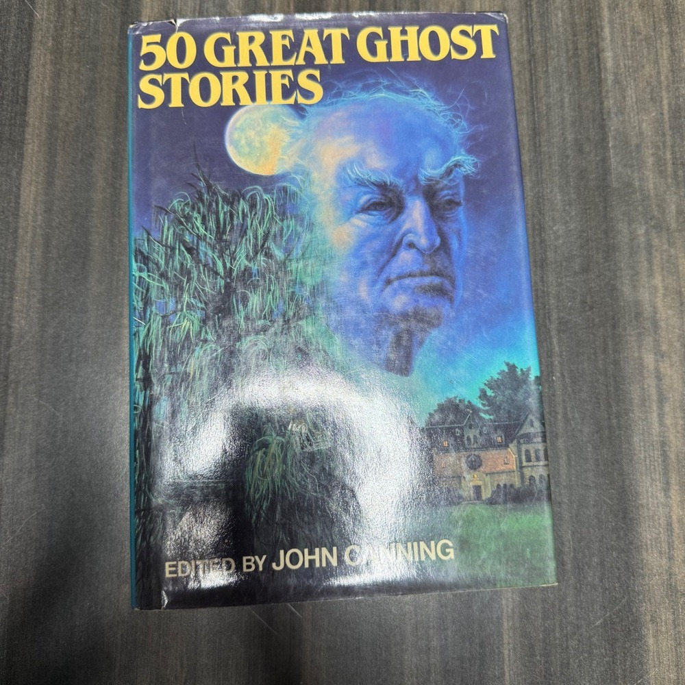 50 Great Ghost Stories Edited by John Canning Hardcover 1971 Vintage‎ Horror